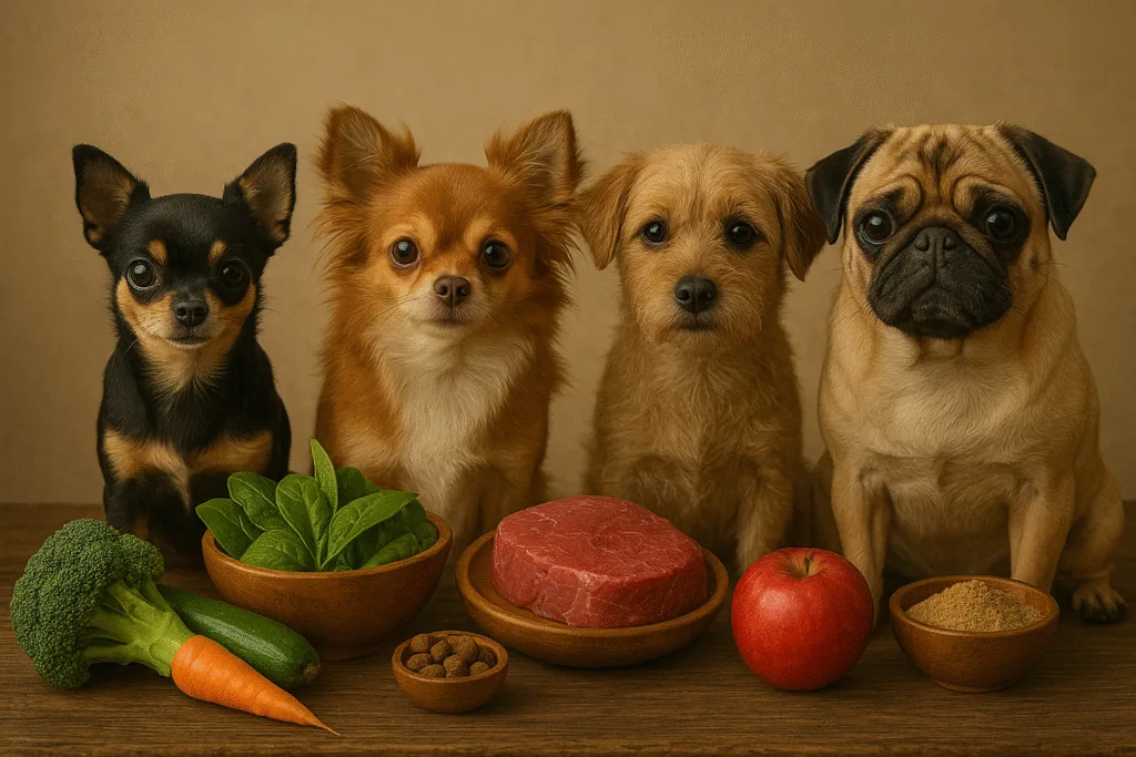 alimentación balanceada perros pequeños